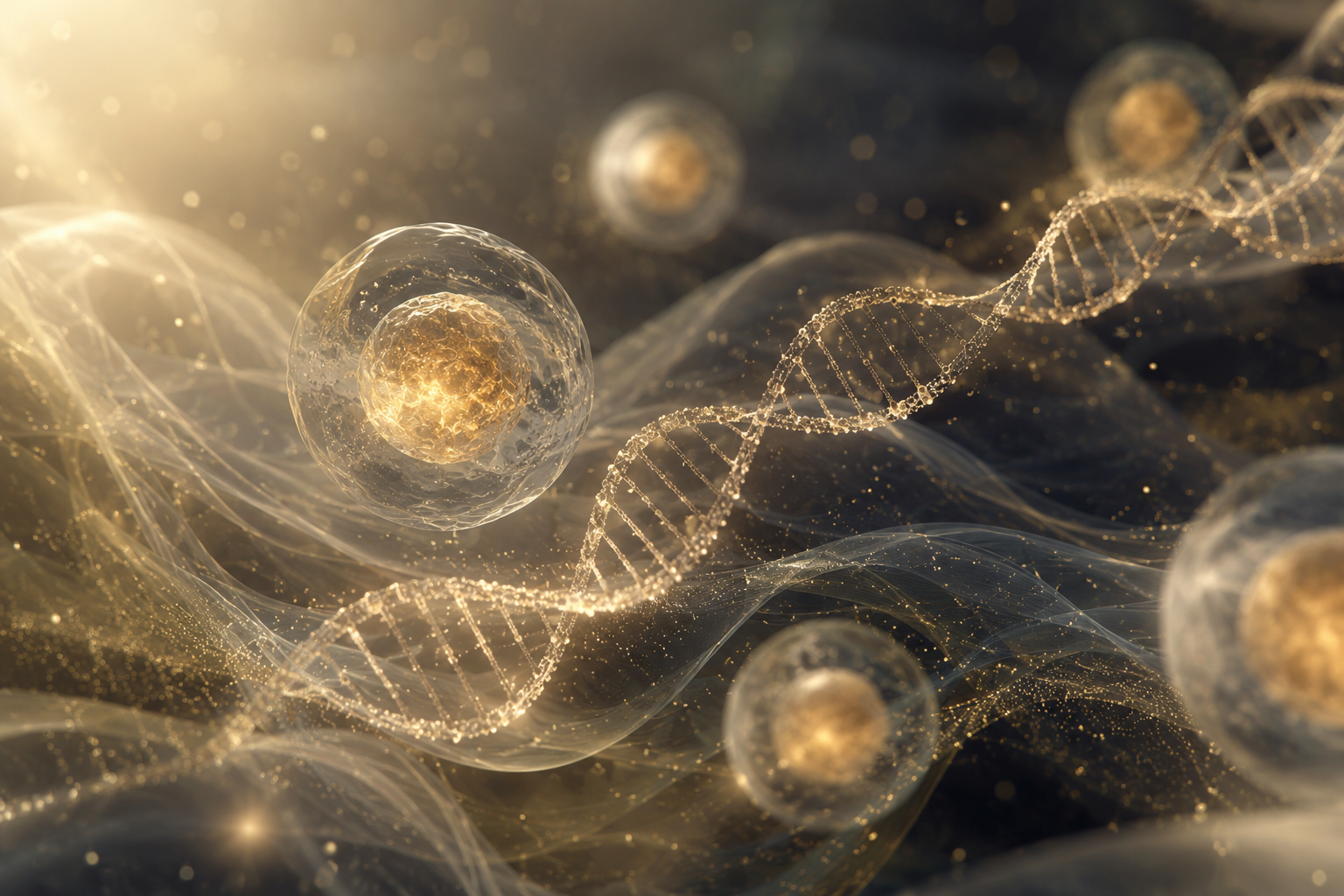 Abstract cells and genomes